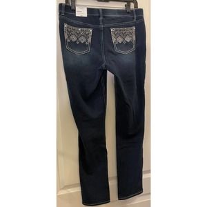 Arizona Jean Co. Size 18.5 Plus Size Paloma Wash Sequined Stretch Jeggings NWT